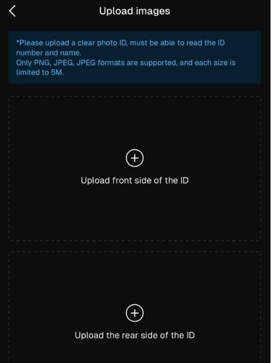 bitunix upload images